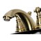 Kingston Brass KB957AKLSB Mini-Widespread Bathroom Faucet with Plastic Pop-Up, Brushed Brass KB957AKLSB - alternate 3